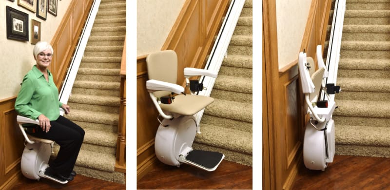 uporaba stopniščnega dvigala